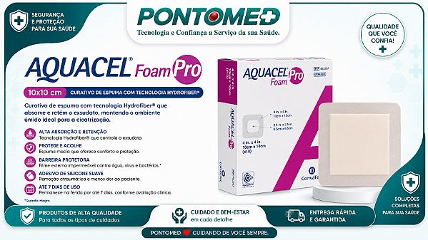 AQUACEL® Foam Pro 10x10 cm