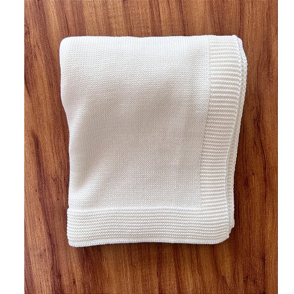 Manta Lisa Tricot Off White