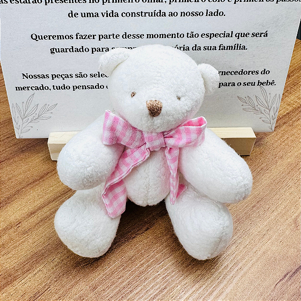 Ursinho  Laço Rosa