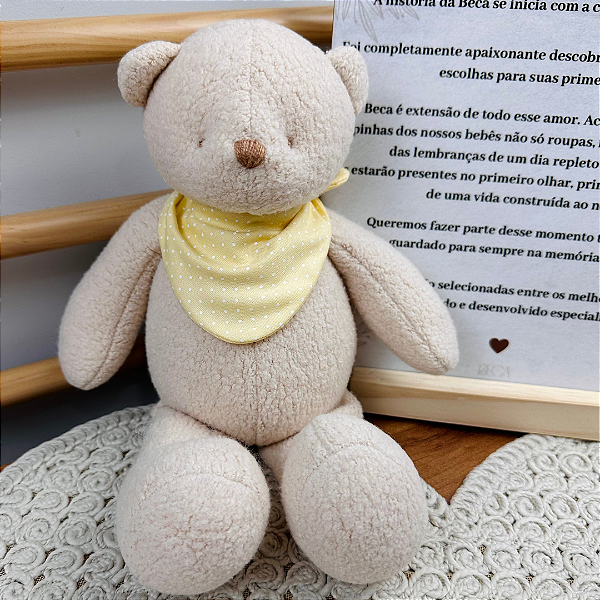 Urso Bandana Amarelo