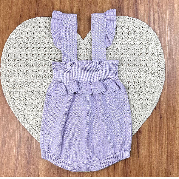 Romper Tricot Luisa Lavanda