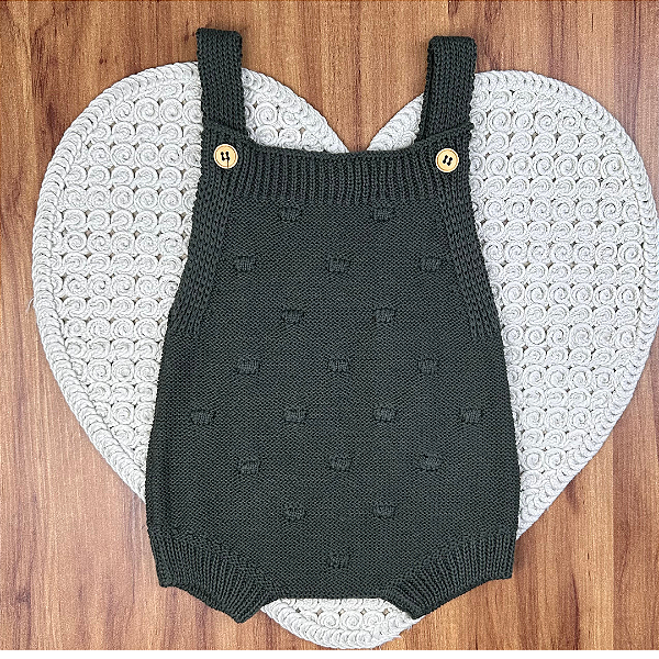 Romper Tricot Verde