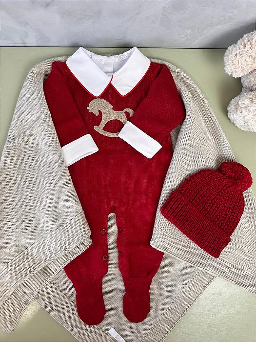 Kit Maternidade Cavalinho Vermelho