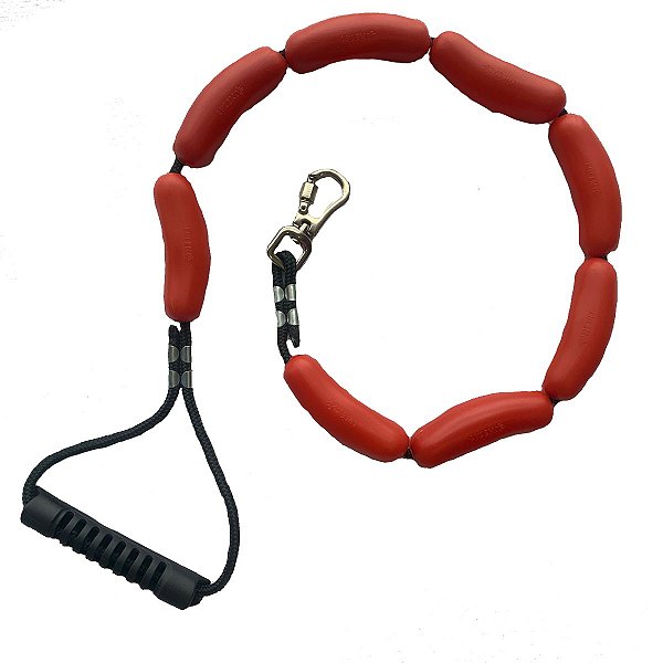 Guia Salsicha - Corda Preta - Puxador Preto - Luleko