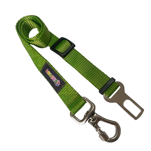 Cinto de Segurança Pet Colorido Luleko - Verde Claro