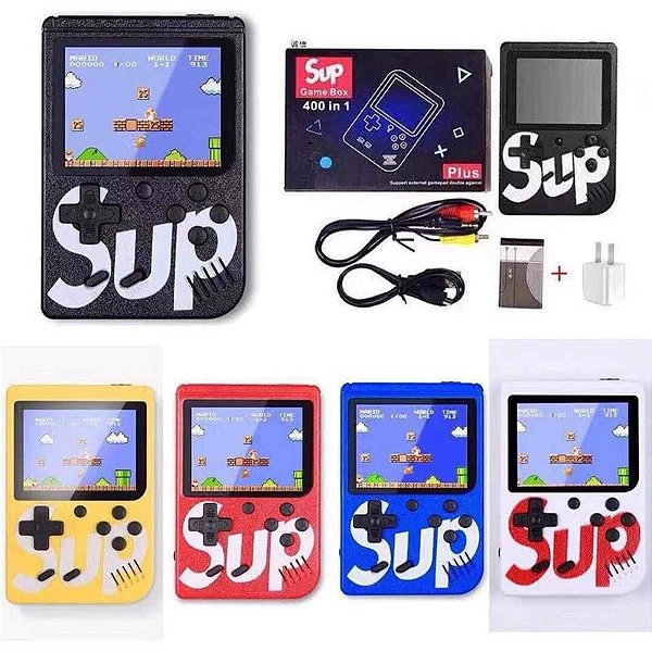 4G VIDEO GAME 400 IN 1 COM CONTROLE