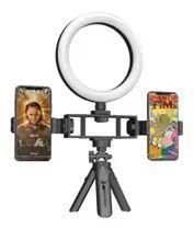 A88 RING LIGHT 6 POLEGADAS COM 2 SUPORTES