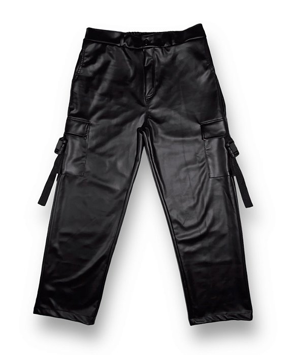 Calça Cargo Material Sintético - PARA ENCOMENDA