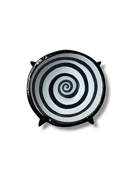Cinzeiro Artesanal Espiral Punk