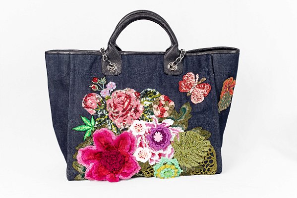 Shoppin Bag G Flowers