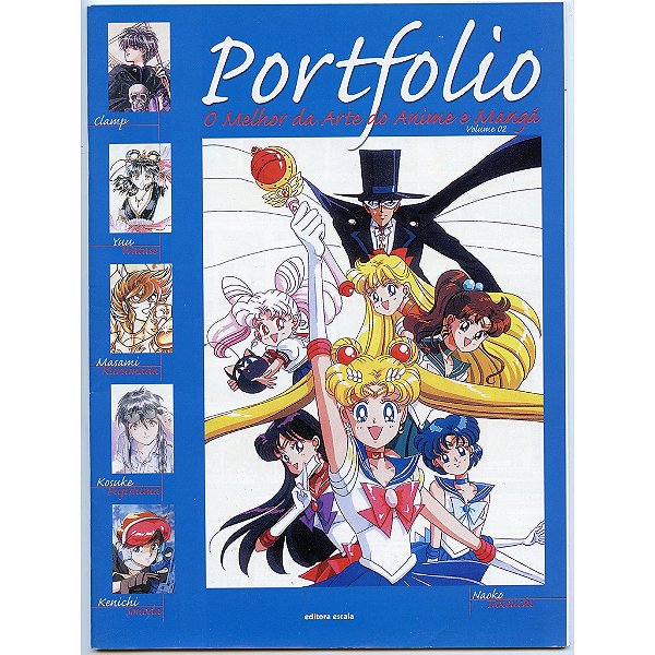 Portfólio: O melhor da Arte do Anime & Mangá Vol. 2 Shojos (Em Português) + 1 Brinde