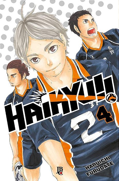 Mangá Haikyu!!! Vol. 4 [2 em 1] (Em Português) + 1 Brinde