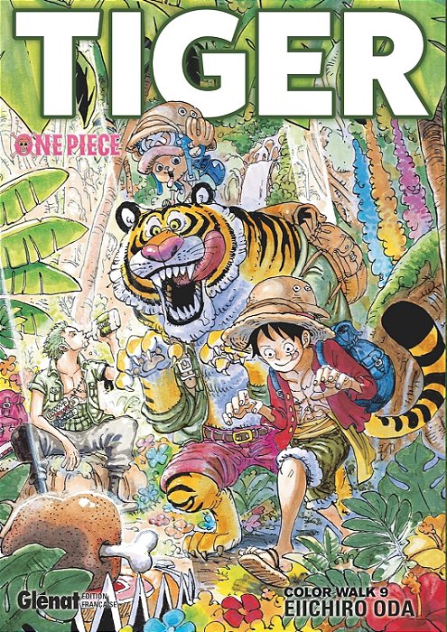 Artbook ONE PIECE Color Walk Vol. 9 Tigre (Em Japonês) Eiichiro Oda + 3 Brindes