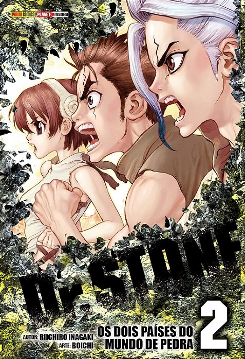 Mangá Dr. Stone Vol. 2, Boichi (Em Português) + 1 Brinde