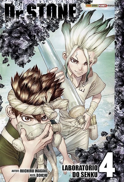 Mangá Dr. Stone Vol. 4, Boichi (Em Português) + 1 Brinde