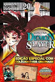 Mangá Demon Slayer: Kimetsu No Yaiba Edição Especial Vol. 20 (Em Português) +2 Brindes