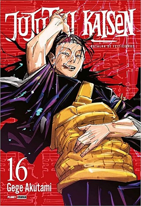 Mangá Jujutsu Kaisen - Batalha De Feiticeiros Vol. 16 (Em Português) + 1 Brinde