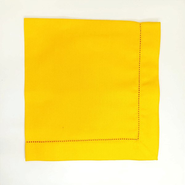 Guardanapo Linho Misto Amarelo 45x45