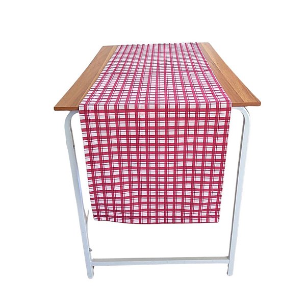 Passadeira Xadrez Vermelha