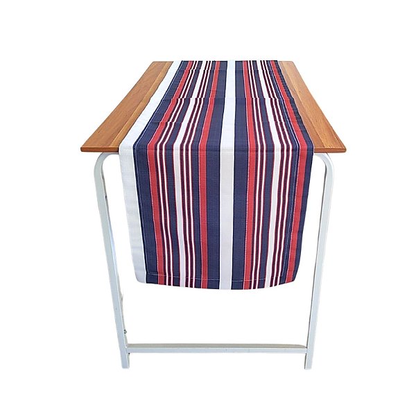 Passadeira Náutica Azul e Vermelha