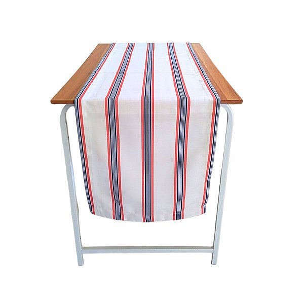 Passadeira Listra Vermelha e Azul