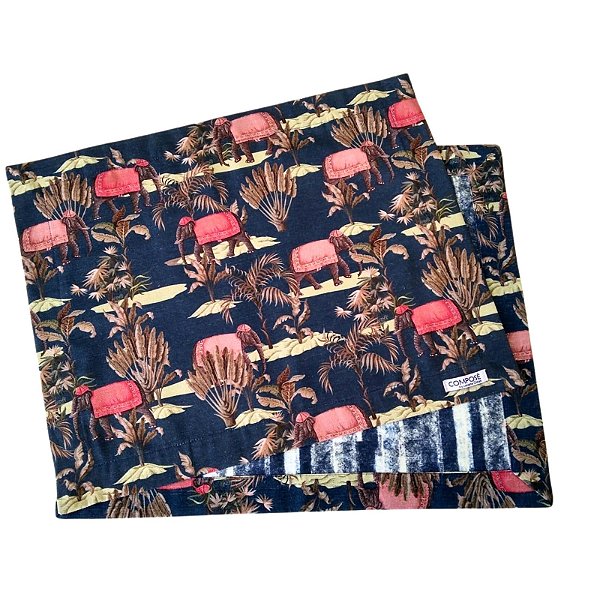 Jogo Americano Elefante Azul