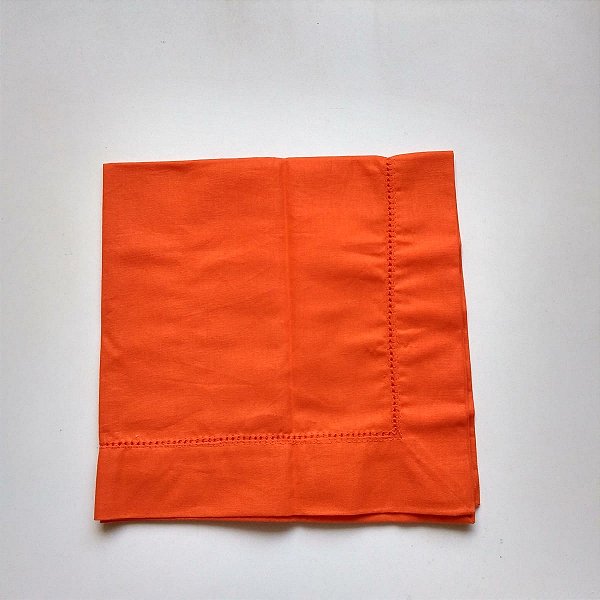 Guardanapo Linho Misto Laranja 45x45