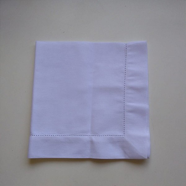 Guardanapo Linho Misto Branco 45x45