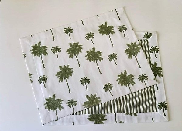 Jogo Americano Coqueiro Verde