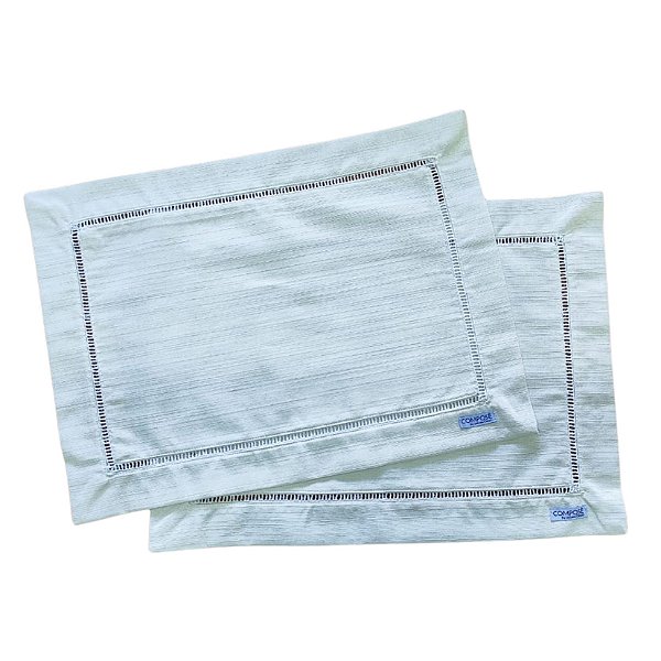 Jogo Americano Branco Ponto Palito