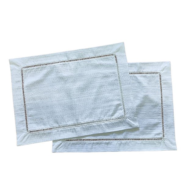 Jogo Americano Off White Ponto Palito