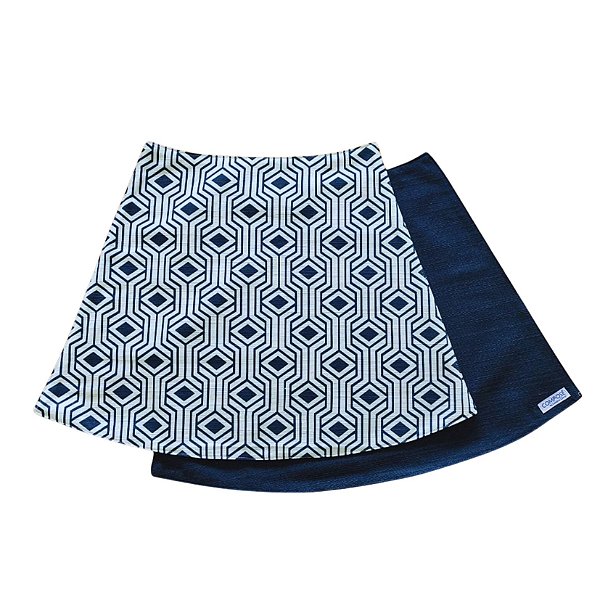 Jogo Americano Mesa Redonda Labirinto Azul