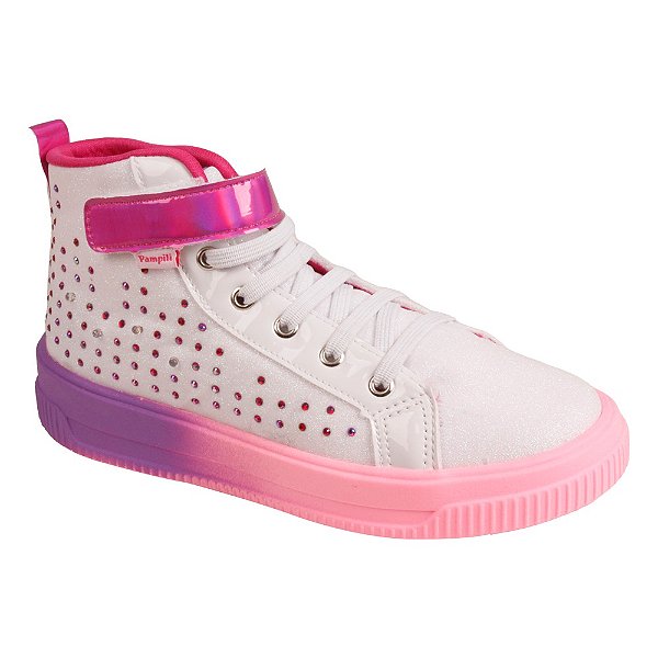 Tenis cano hot sale alto menina