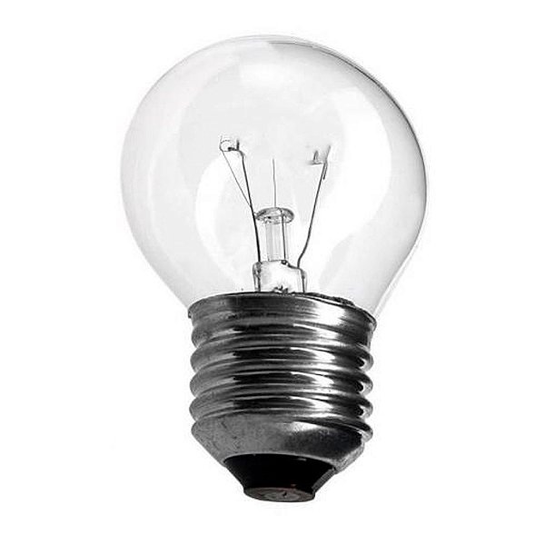 Lâmpada Bolinha Baixa Voltagem 25w 12v Incandescente E-27