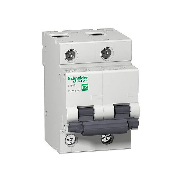 Disjuntor Easy9 2p Bipolar Curva C 40a Schneider Ez9f33240