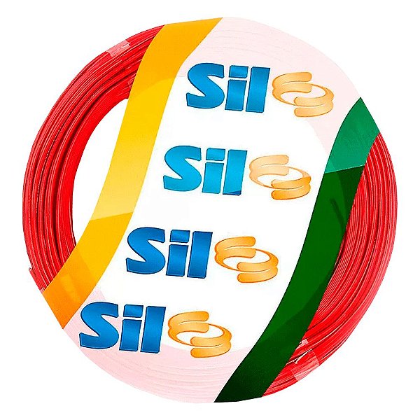 Fio Cabo Flexível Vermelho 6,0 Mm 100 Metros Anti Chama
