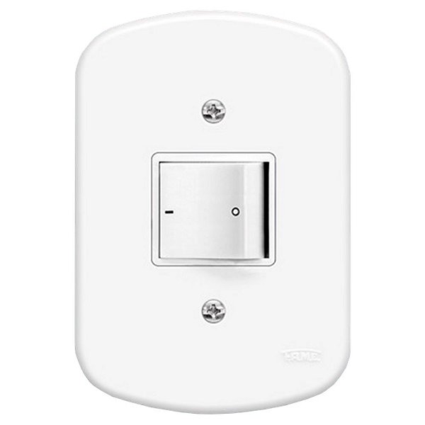 Conjunto de Interruptor Intermediário 4x2 10a Fame Blanc