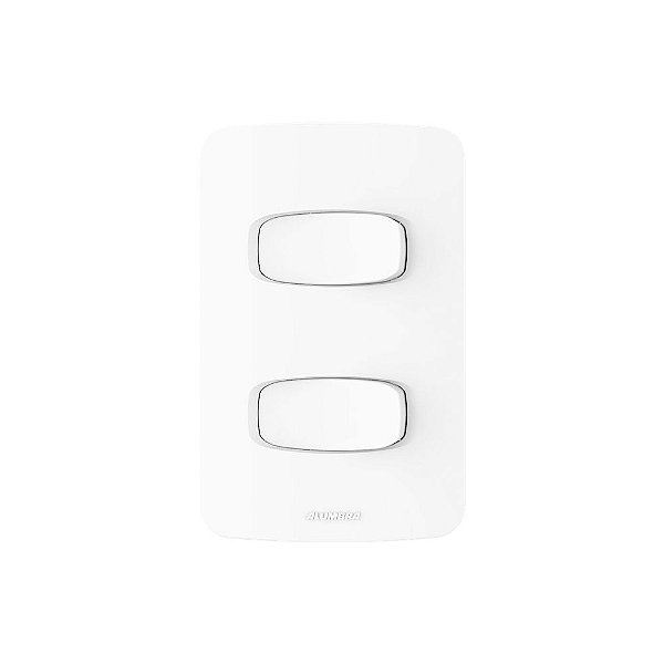Conjunto De Interruptor Duplo Paralelo 4x2 Alumbra Gracia