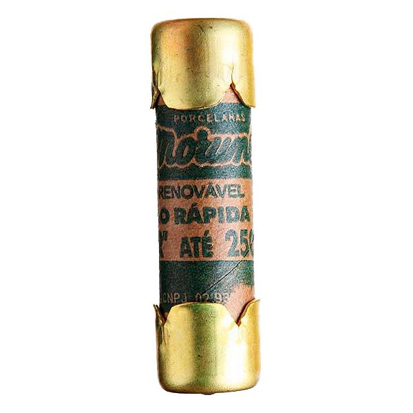 Fusível Cartucho 60a 250v Ação Rápida Modelo Antigo
