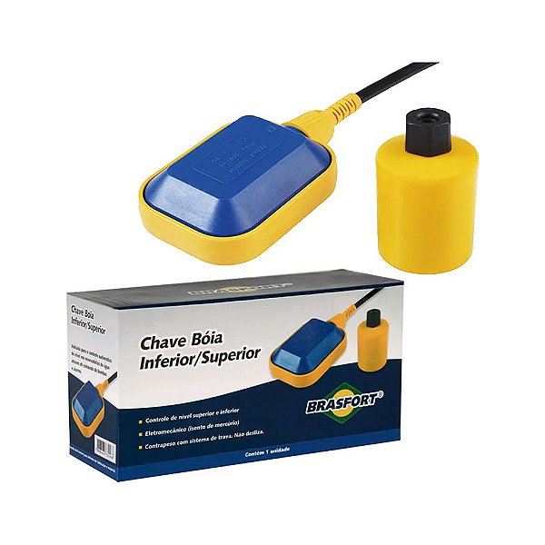 Chave Bóia Inferior Superior 1,5 MT Controle Nível Brasfort