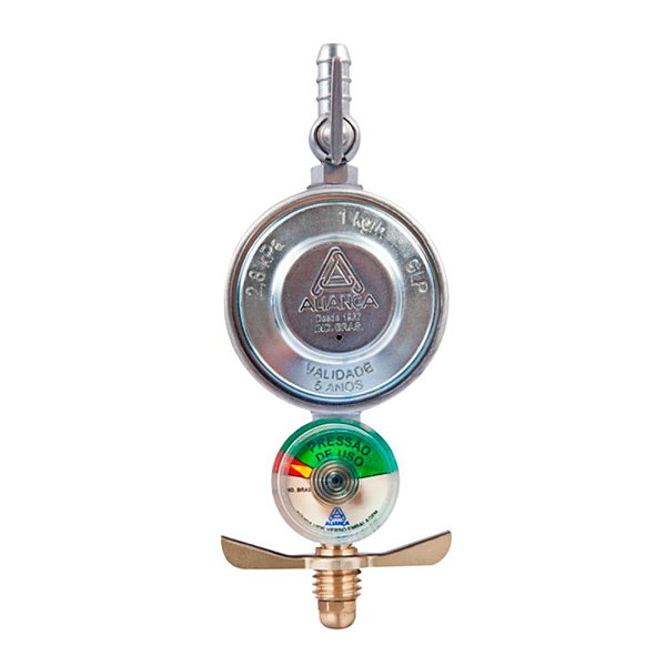 Regulador de Gás P Domestico 505/01 Com Manometro Aliança