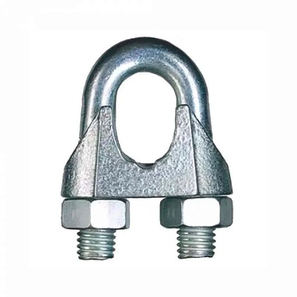 10 Clips Grampo P/ Cabo De Aço 3/8 10mm Galvanizado Starfer