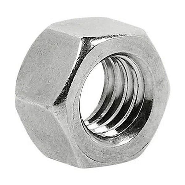 Pacote 25 Porcas Sextavada Zincada 7/8 Pol Rosca UNC