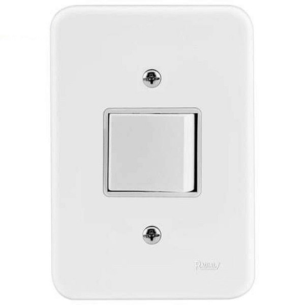 Conjunto Interruptor Bipolar Paralelo 4x2 10a Radial Pollar