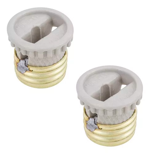 Kit 2 Fusível De Porcelana Tipo Rolha 30a Rosca E27 Antigo