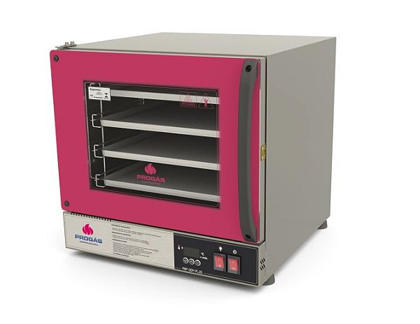 Forno Turbo Elétrico Fast Oven Digital Vermelho Progás Prp-004 Plus 220v