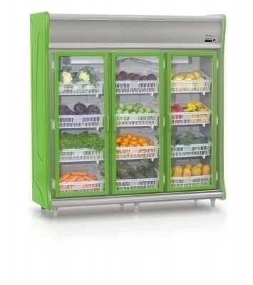 Expositor Vertical Hortifrutícola Gelopar GEHF-3PVL 220V