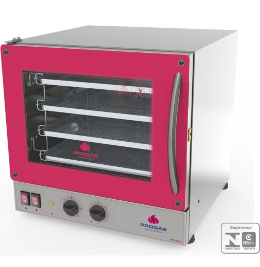 Forno Turbo Elétrico Fast Oven Prp-004 220v Vermelho Progas