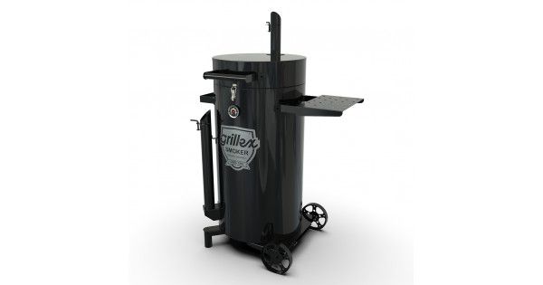 Churrasqueira  defumação Smoker Drum  Grillex Preta / Preta