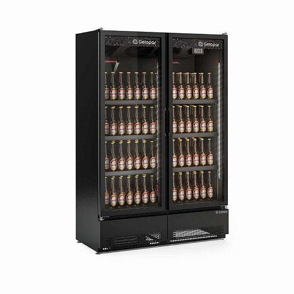 Cervejeira Vertical Conveniência 2 Portas Gelopar GCBC-950CB PR 220V